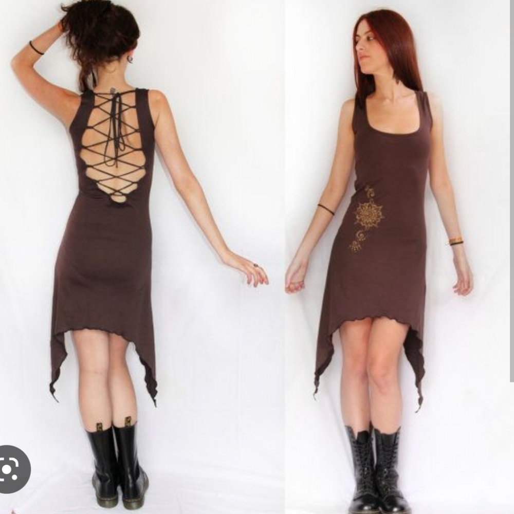 Backless summer pixie dress